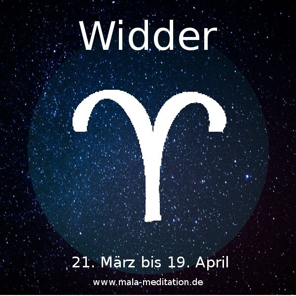 Sternbild Widder und Heilsteine
