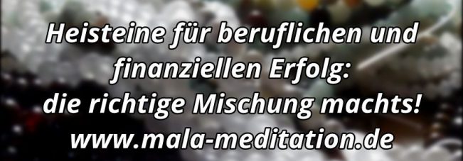 Heilsteine für finanziellen und beruflichen Erfolg